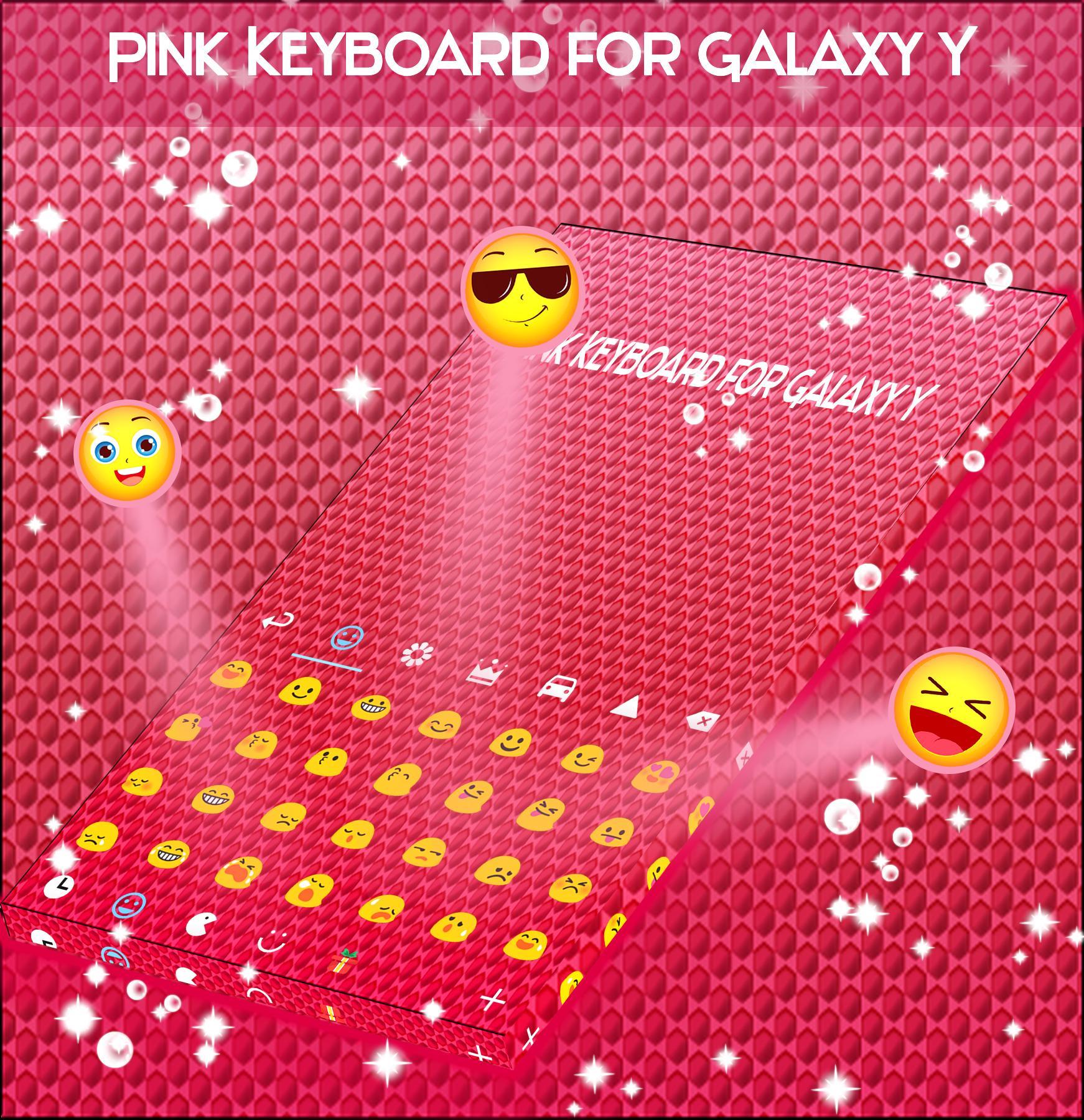 Pink Keyboard for Galaxy Y