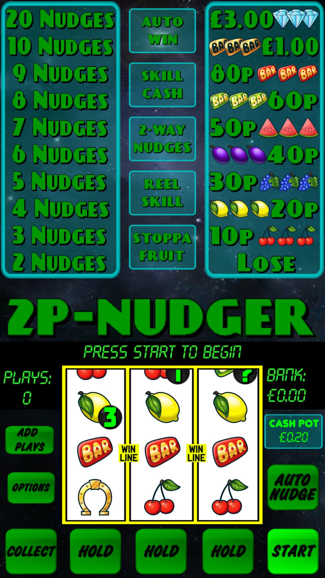2p Nudger Fruit Machine
