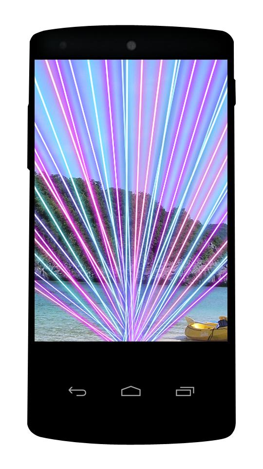 Colorful Laser Simulator