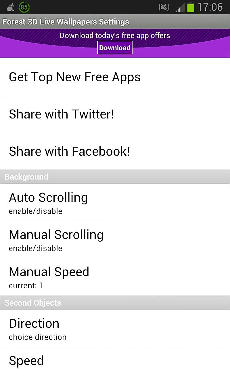 Forest 3D Live Wallpapers