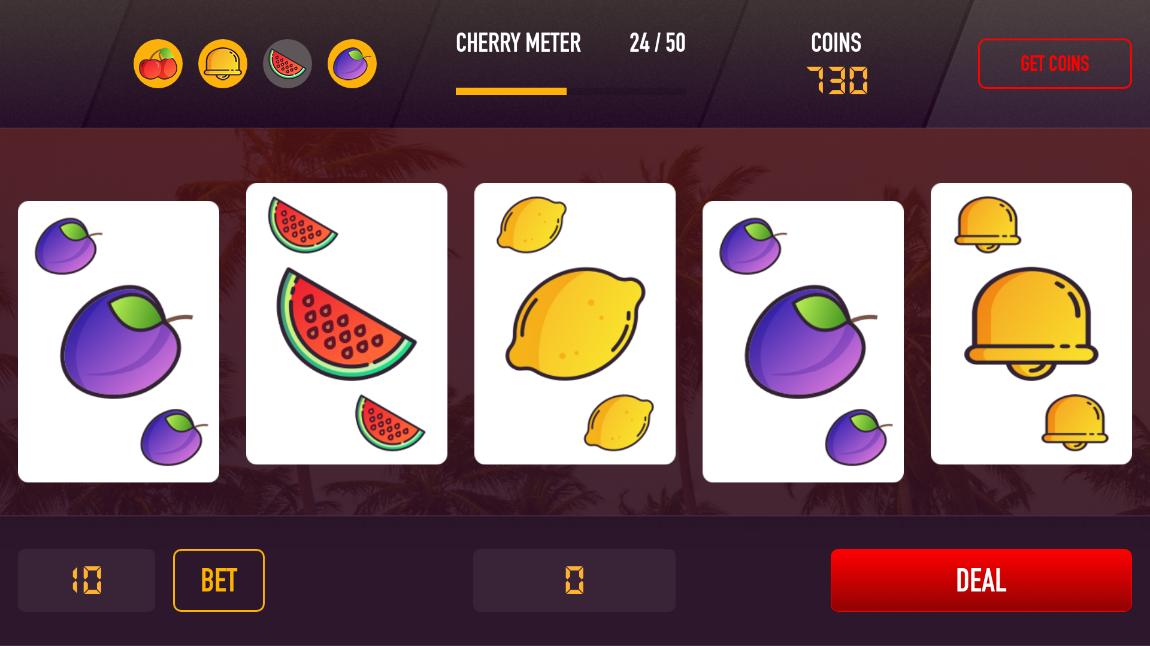 Fruit Poker Video Poker