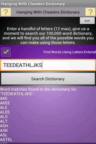 The Cheaters Dictionary