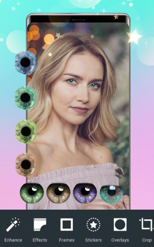 Change Eye Color App