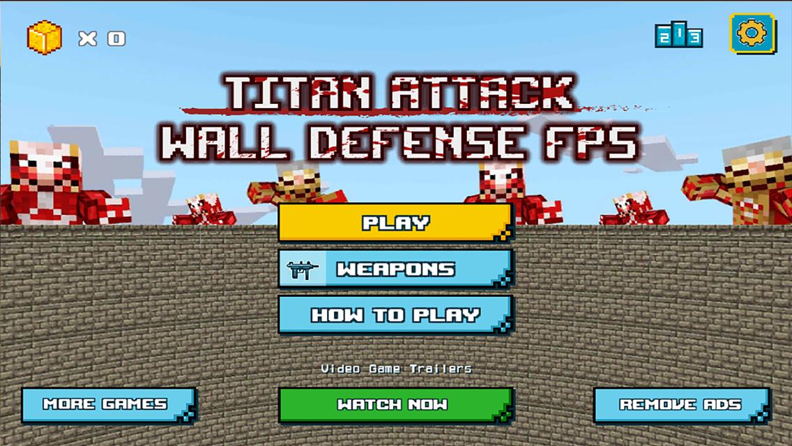 Titan Attack: Wall Defense FPS