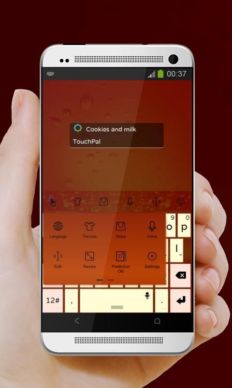 Cookies and milk Keypad Cover