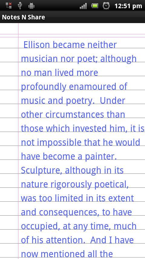 NOTES N SHARE (Notepad)