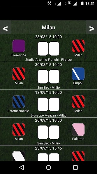 Table Italian League