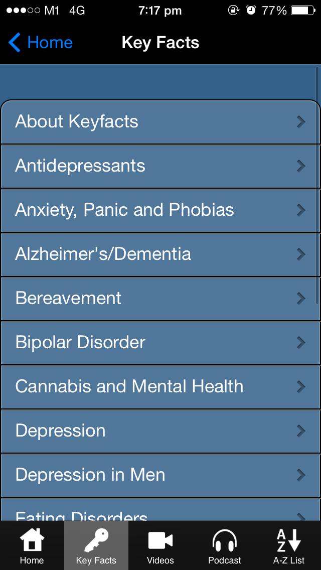 RCPsych Mental Health App