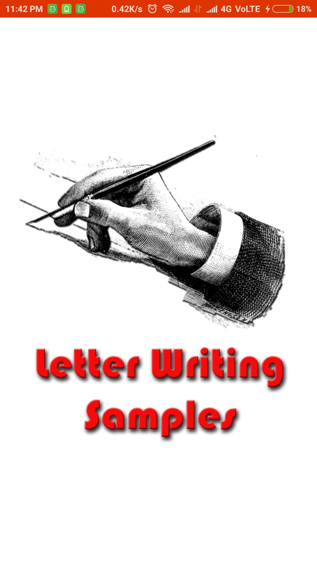 Letter Writing Samples