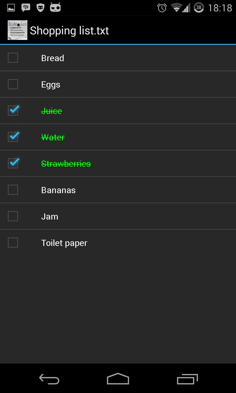 THE Easy Shopping List