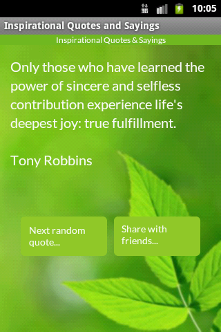 Inspirational Quotes & Sayings