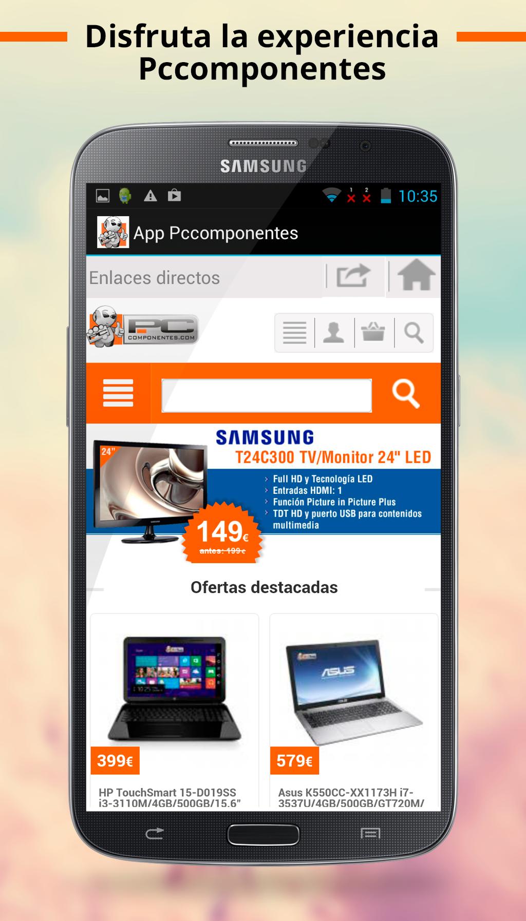 PcComponentes mobile