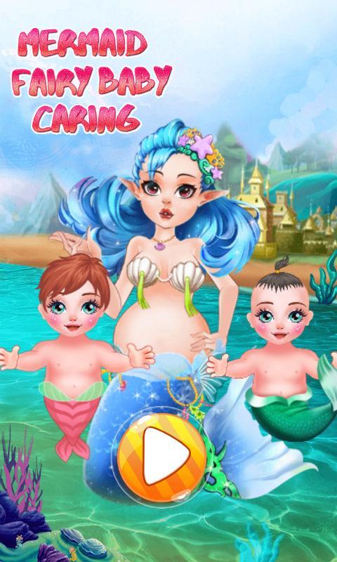 Mermaid Fairy Baby Caring