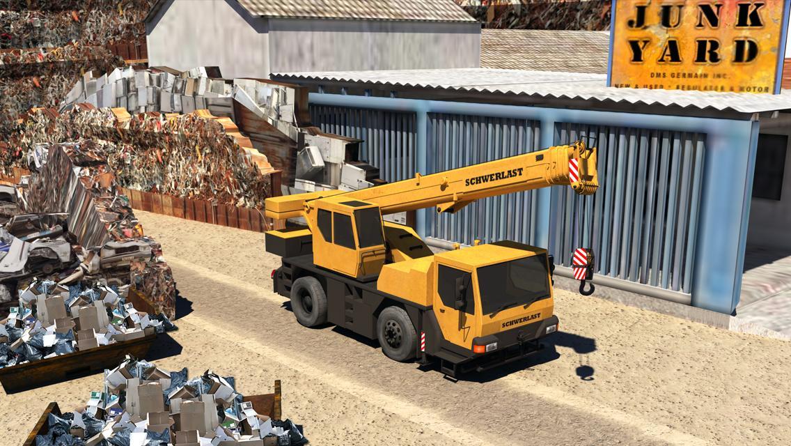 Junk Yard Truck Driver Parking