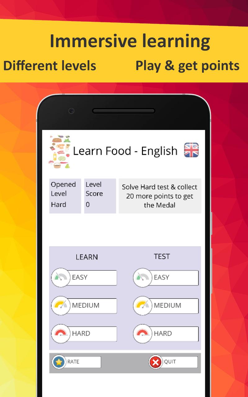 Learn Food in English