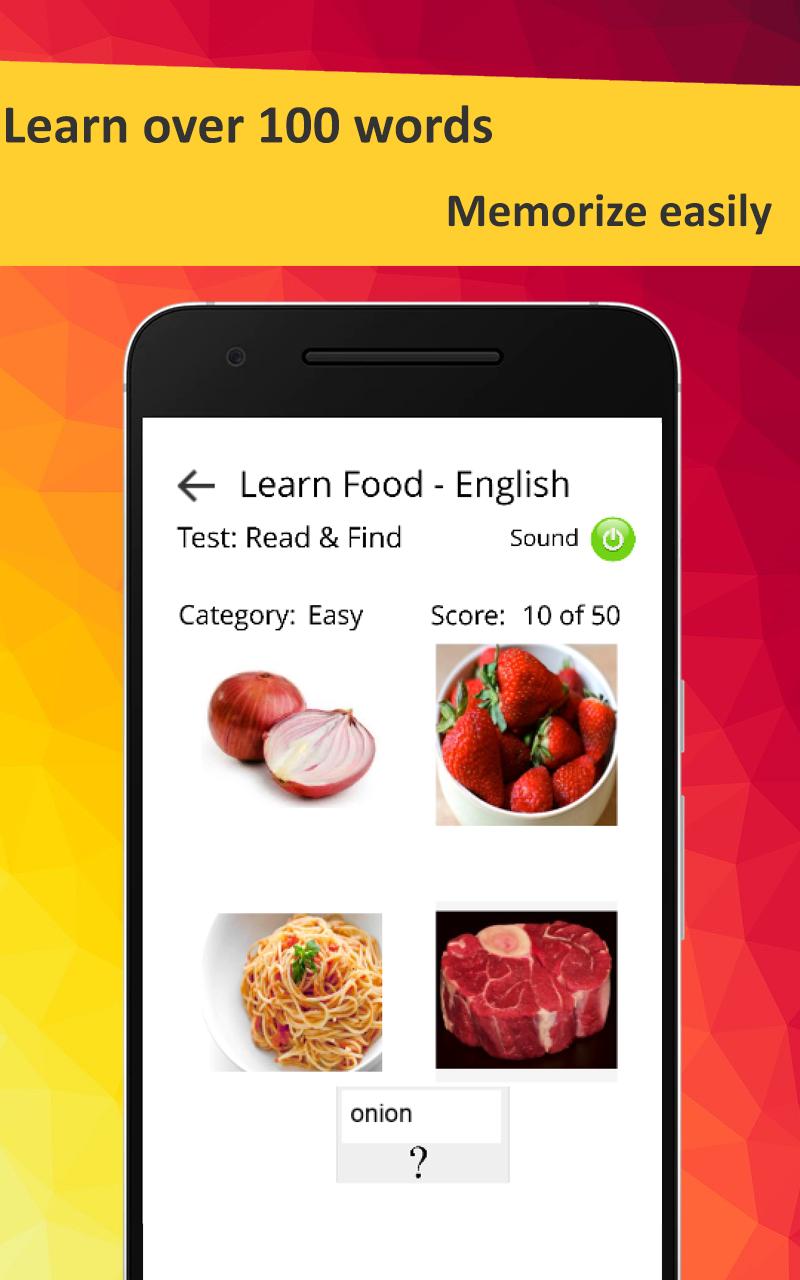 Learn Food in English