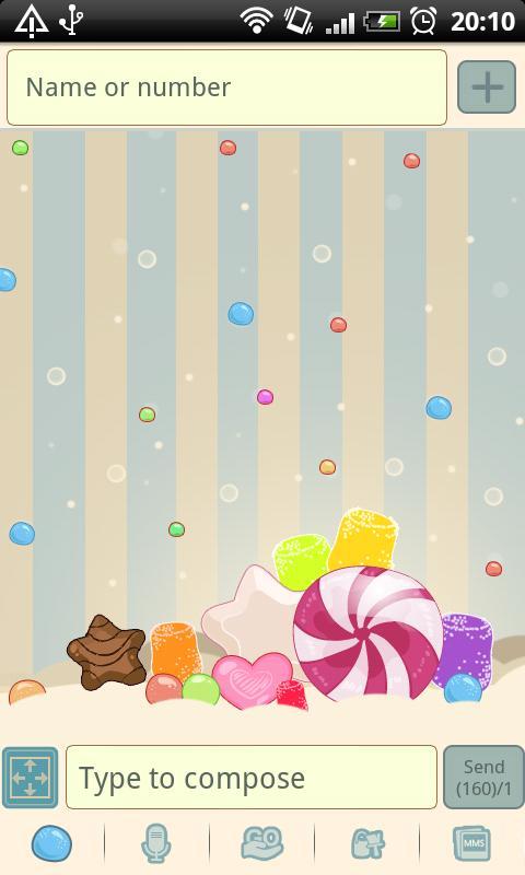 GO SMS Pro Sweets Theme