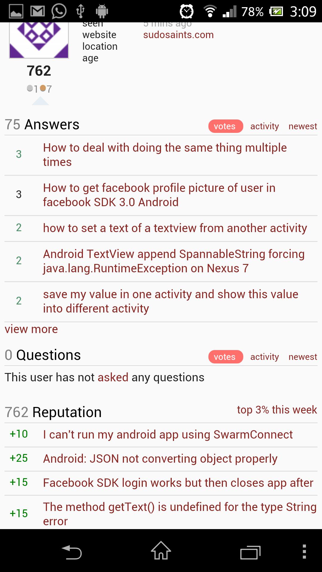 SoClient - StackOverflow