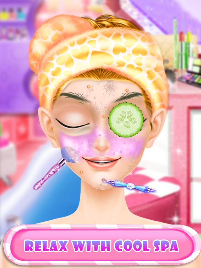 Pink Princess Makeover: Fashion Doll Salon Game