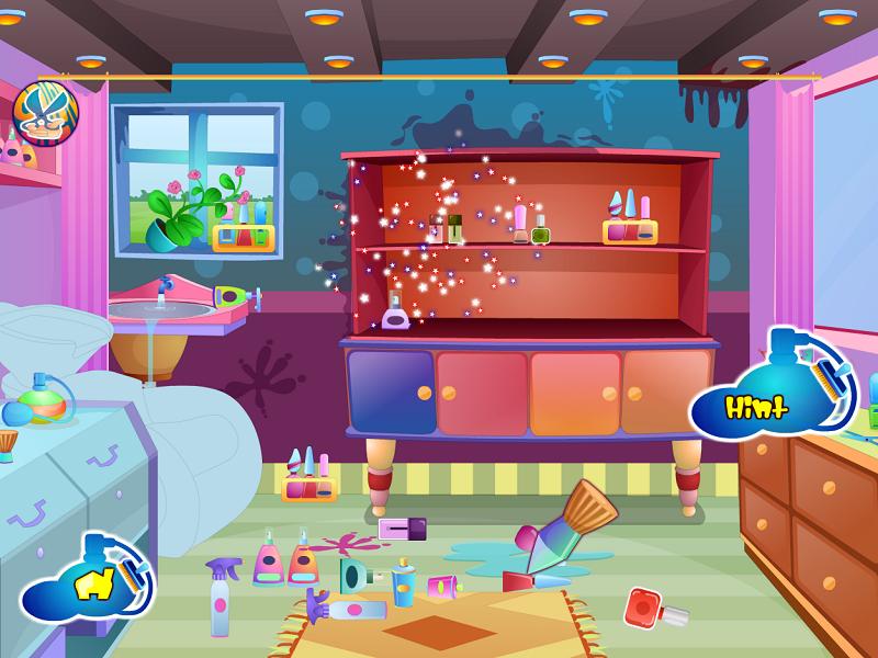 Hair salon cleaning games