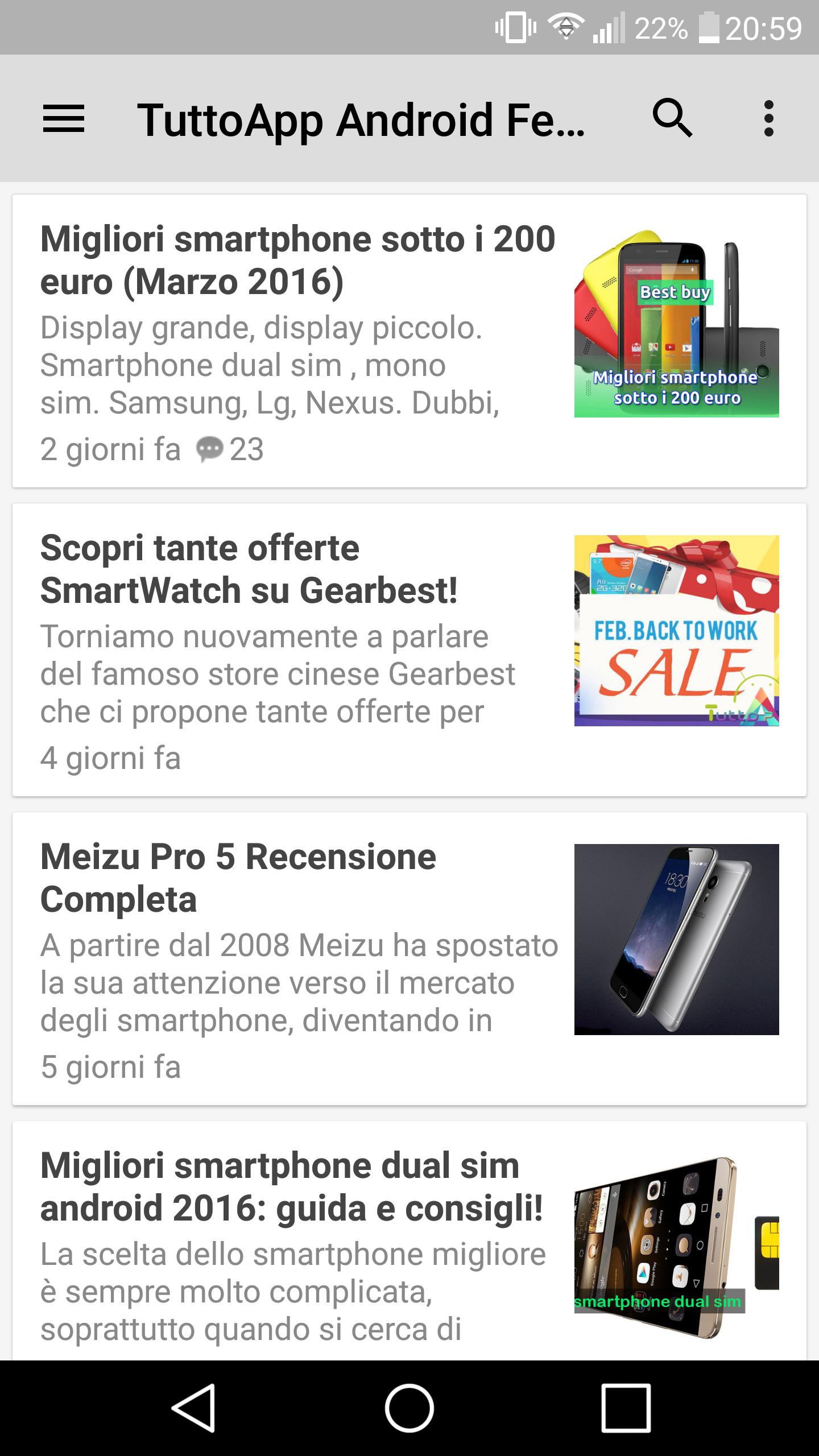 Tutto App Android - Notizie