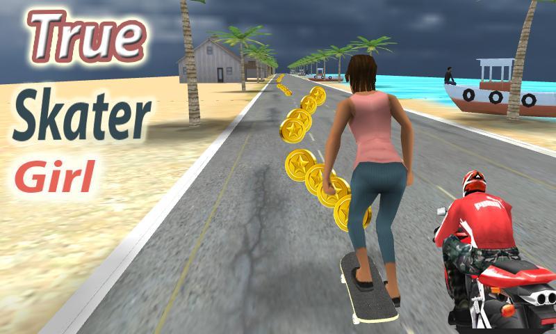 True Girl Skating Run