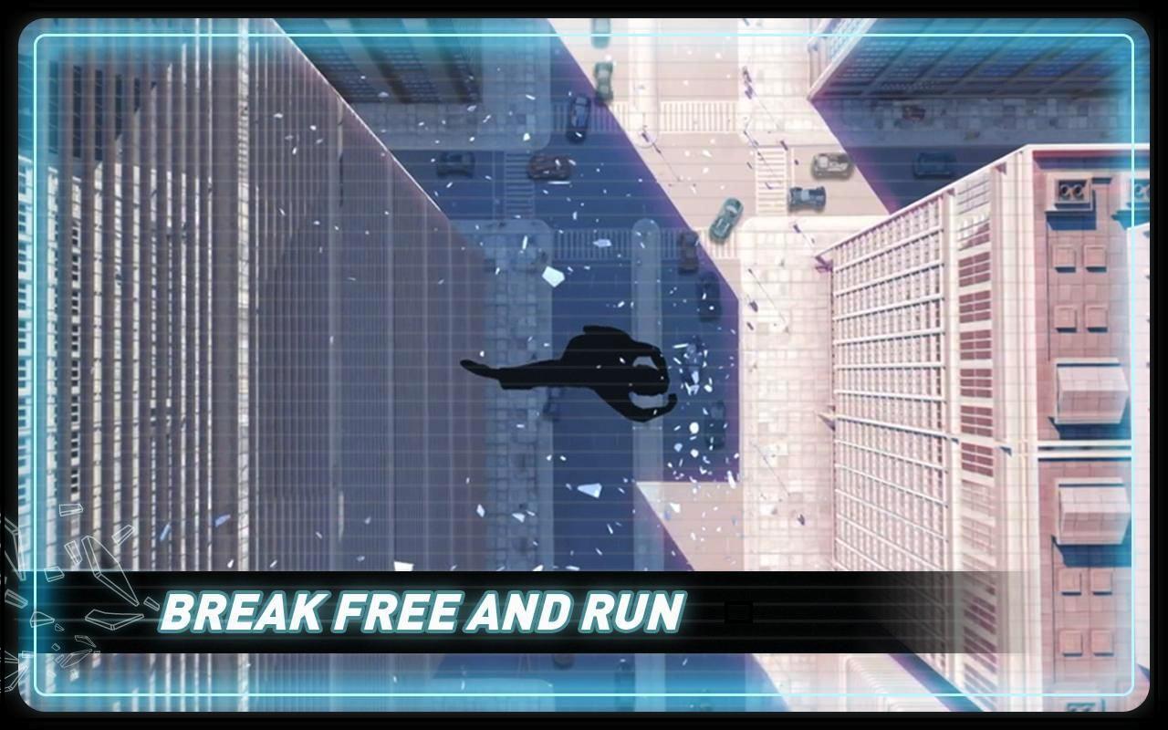 Shadow Robot Guy Parkour Run