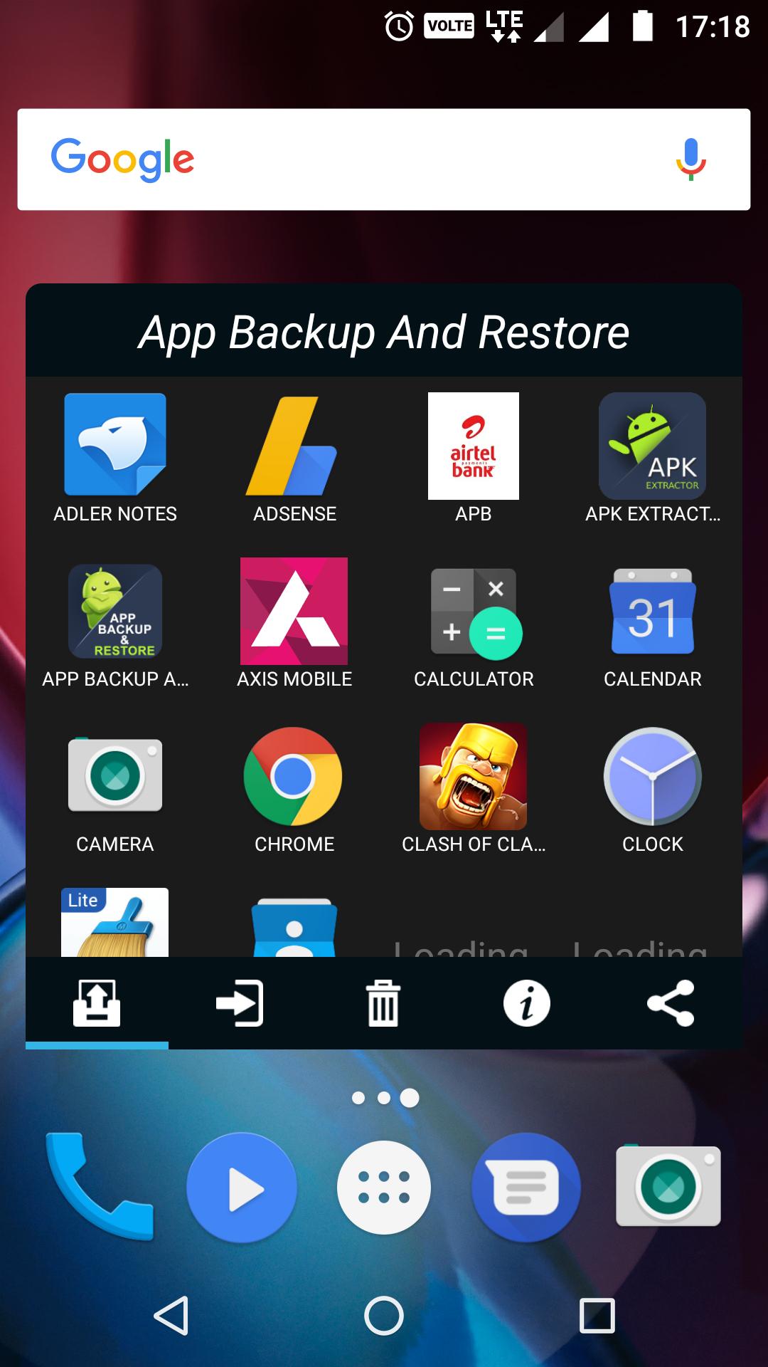 App Backup And Restore