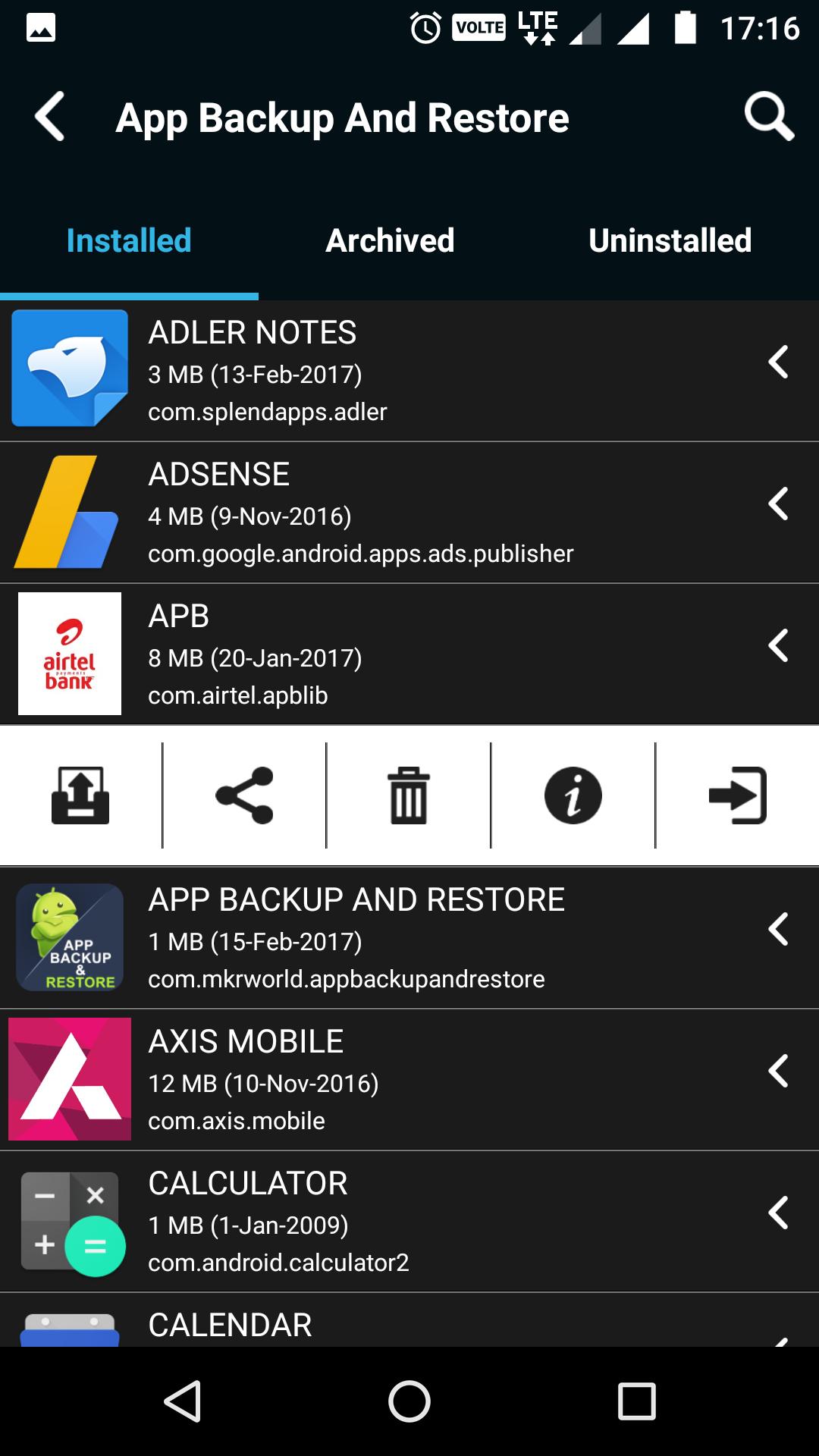 App Backup And Restore