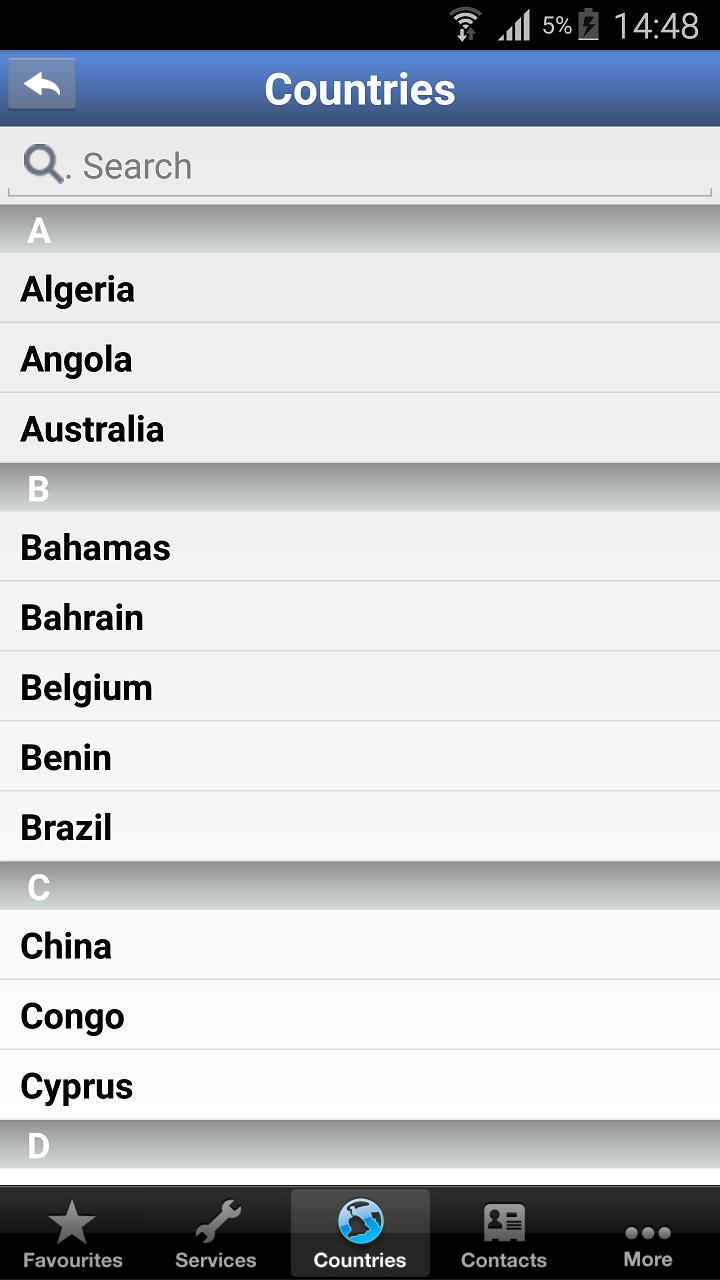 GAC Mobile Directory