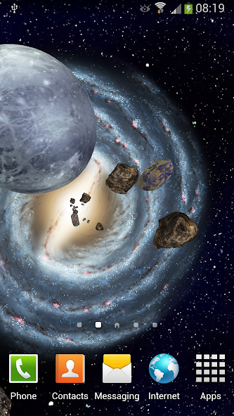 3D Space Live Wallpaper