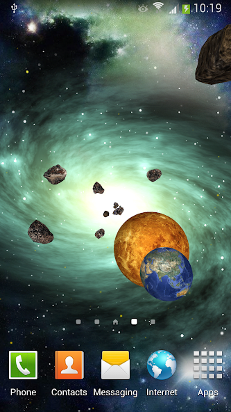 3D Space Live Wallpaper