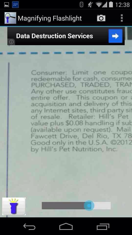 Magnifying Flashlight