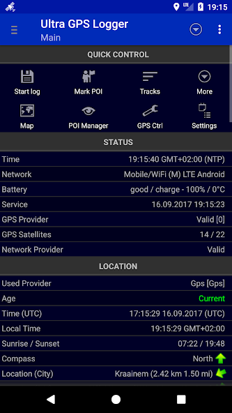 Ultra GPS Logger Lite