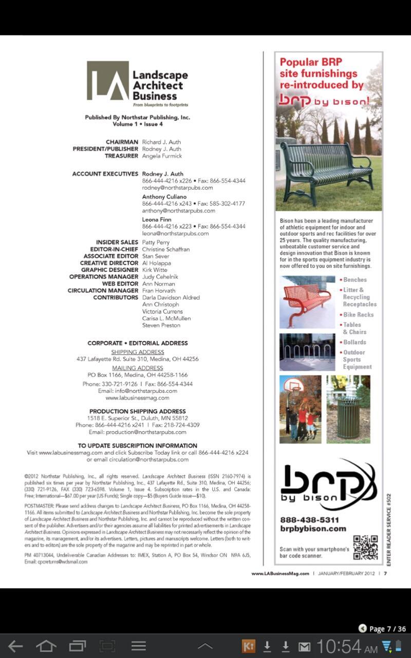 Landscape Architect Business M