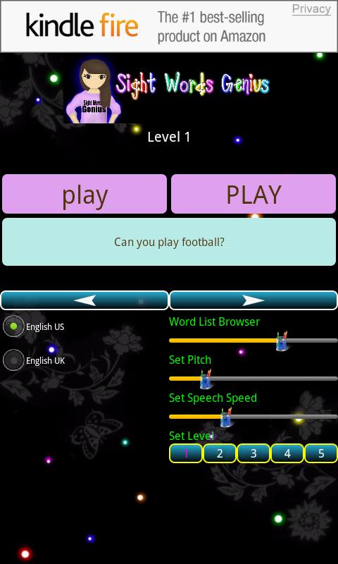 Free Sight Words Genius