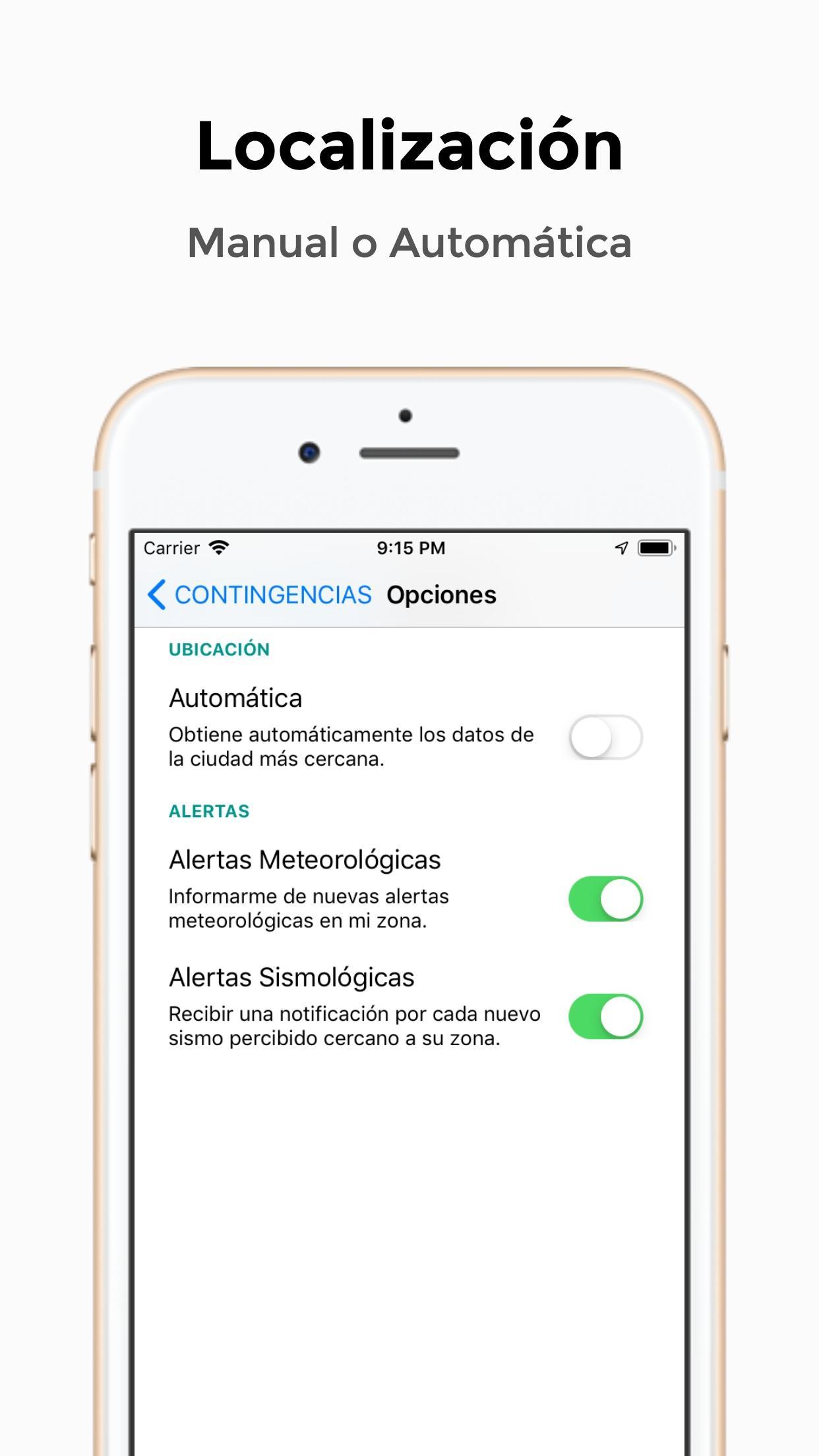 CONTINGENCIES - Weather and Earthquakes