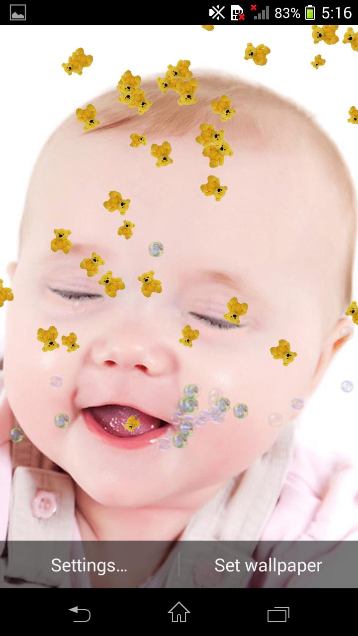 Cute Baby 3d Live Wallpaper