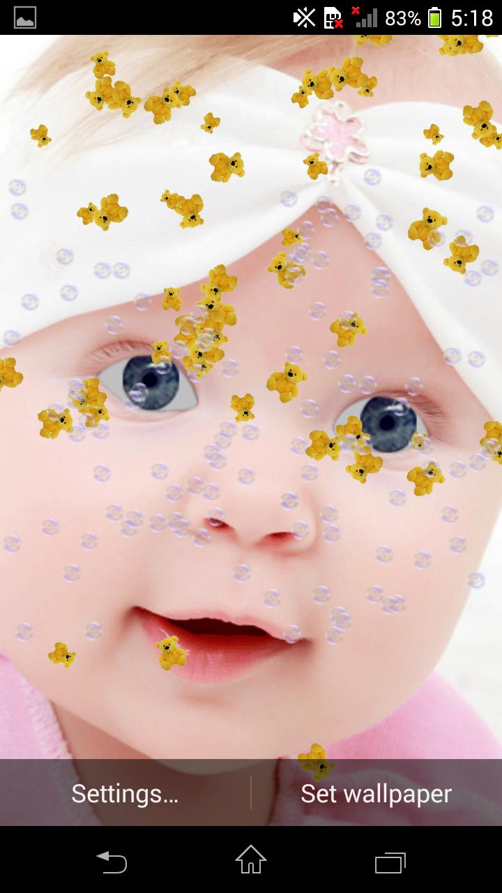 Cute Baby 3d Live Wallpaper