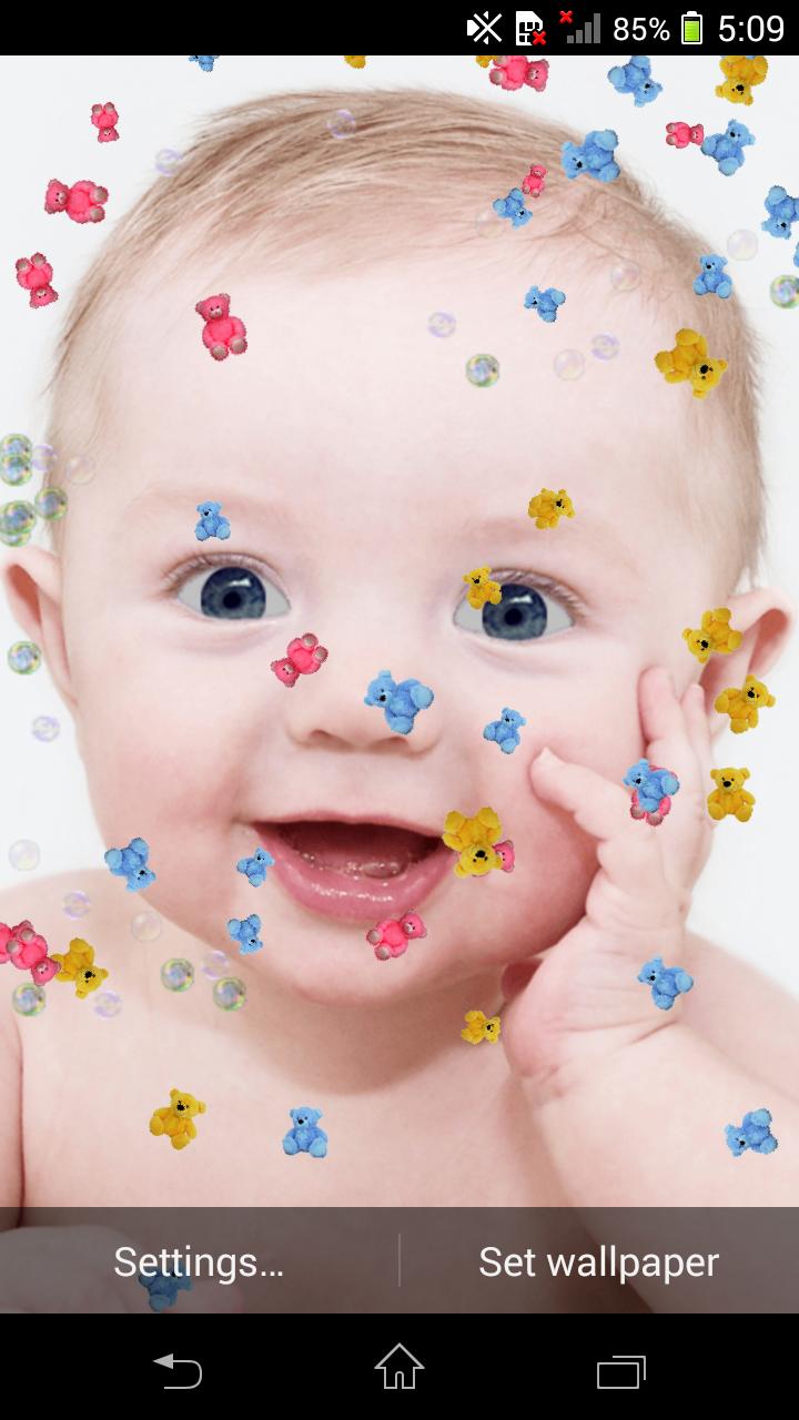 Cute Baby 3d Live Wallpaper