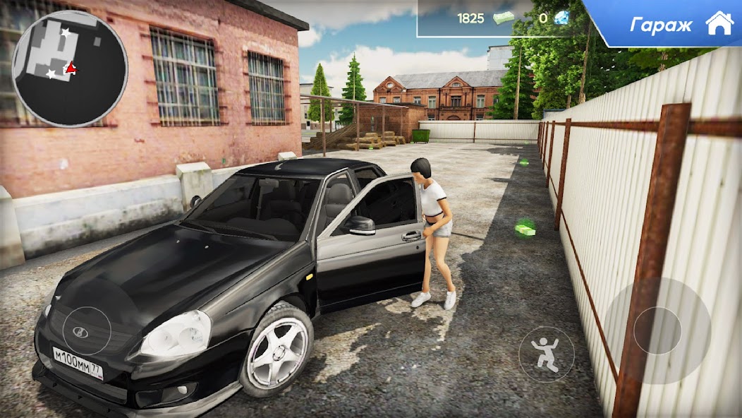 Симулятор машины Лада в городе