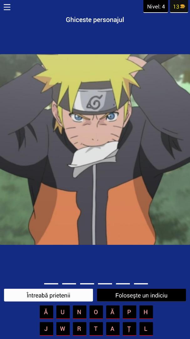 Ghiceste Personajul Anime