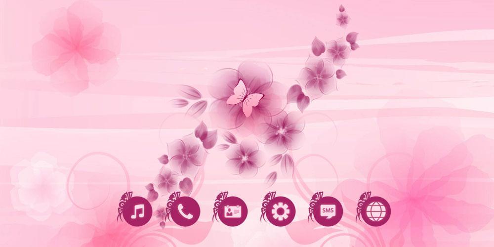 Pink Flower theme