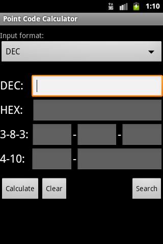 Point Code Calculator