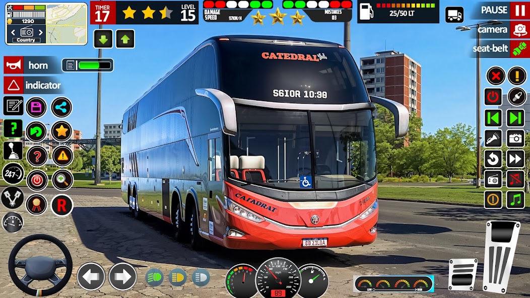 Bus Driving City Coach Bus Sim