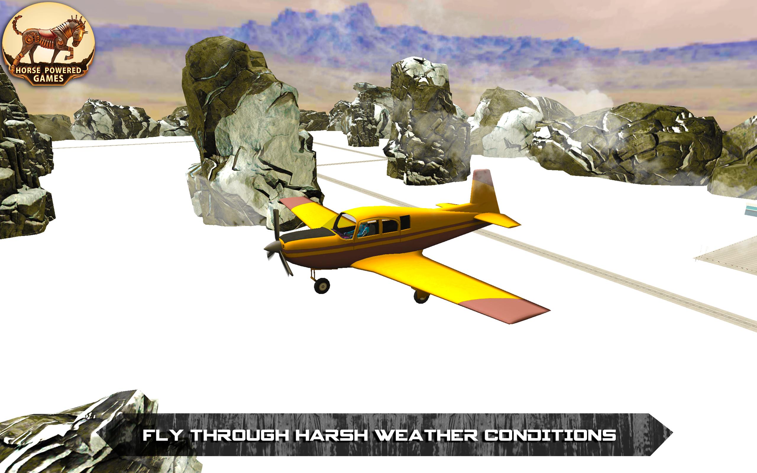 Snow Mountain Stunt Flight Sim