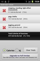 Exercise Calorie Calculator
