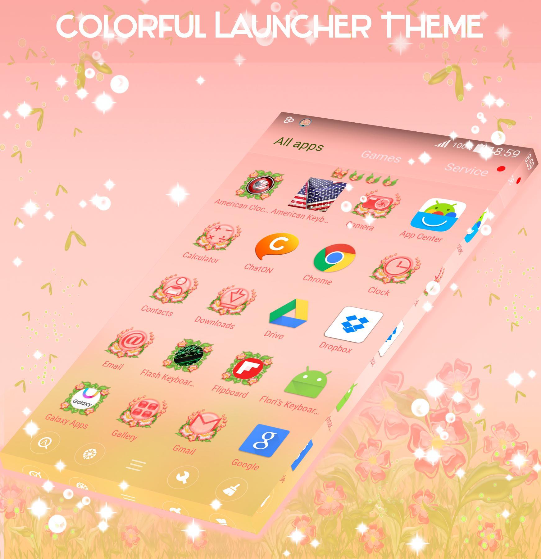 Colorful Launcher Theme