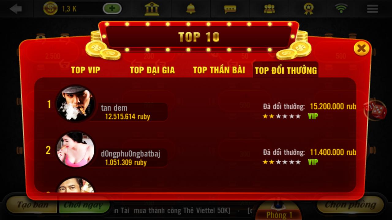 Ruby Game Bai Online