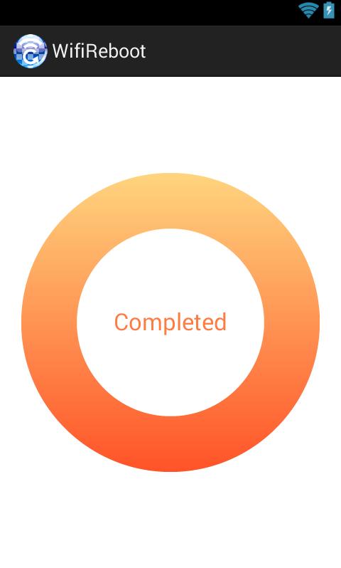 WiFi reboot just a tap